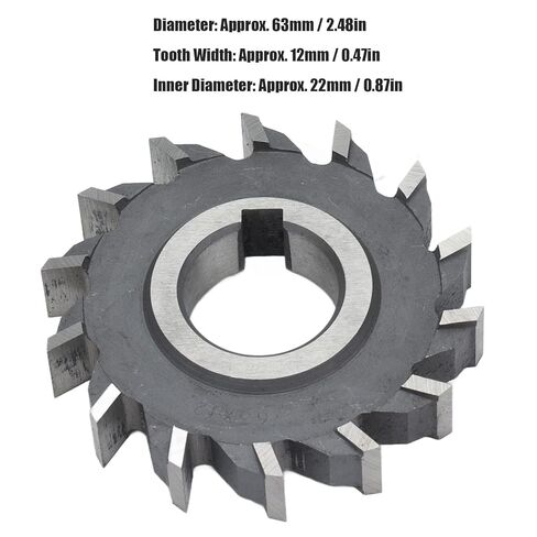 High Speed Steel Milling Cutter Straight Tooth Cutter Sturdy Long Lasting High Temperature Quenching Smooth Accurate Cuts for Precise Finishing in Saudi Arabia