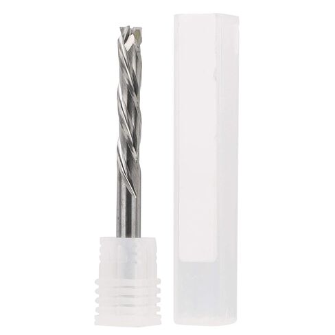 ماكينة تقطيع وطحن من الفولاذ التنجستن 3 مزامير للألمنيوم، 6 × 6 × 32 × 70 ملم، أدوات قطع النجارة والأداء، فضي in Kuwait