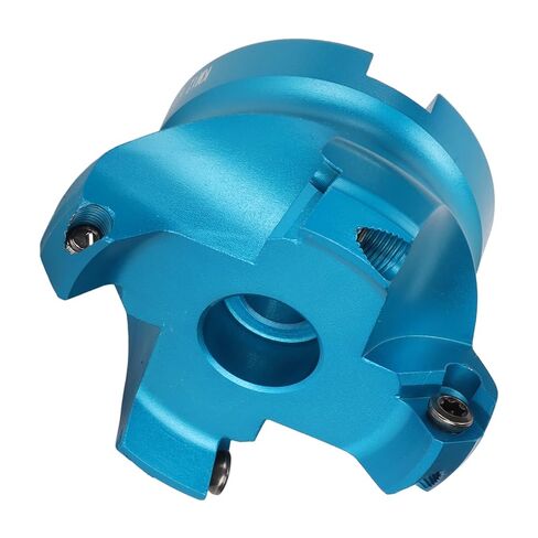 CNC Milling Cutter, 4 Flutes High Rigidity Aluminum Alloy Face Mill, Long Service Life for Metal Machining, Precise, Rough, Plane Machining with SEKT1204 in Saudi Arabia