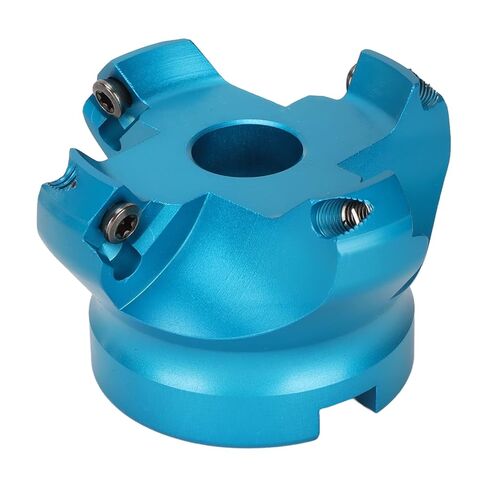 CNC Milling Cutter, 4 Flutes High Rigidity Aluminum Alloy Face Mill, Long Service Life for Metal Machining, Precise, Rough, Plane Machining with SEKT1204 in Saudi Arabia