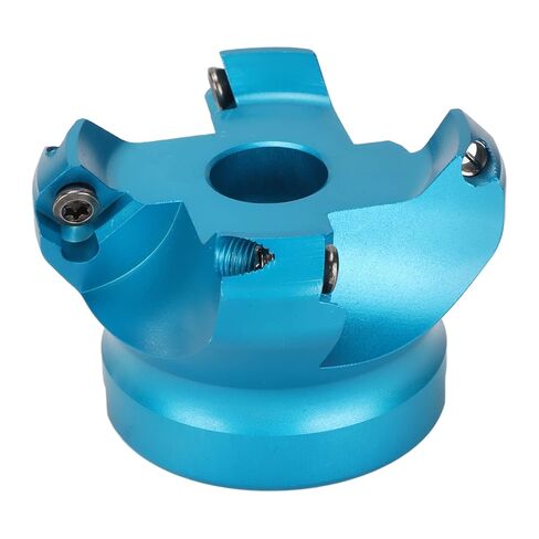 CNC Milling Cutter, 4 Flutes High Rigidity Aluminum Alloy Face Mill, Long Service Life for Metal Machining, Precise, Rough, Plane Machining with SEKT1204 in Saudi Arabia