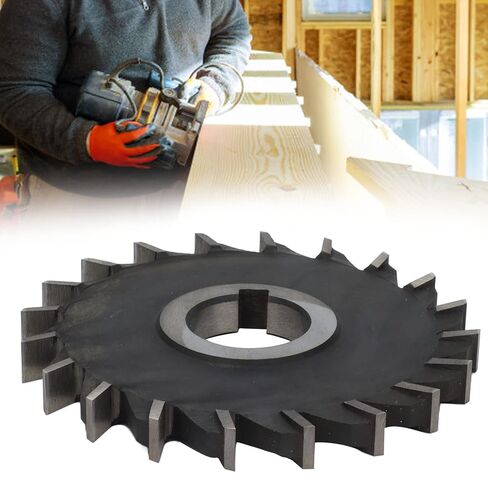 مجموعة أقراص قواطع التروس الملتفة، آلة قطع طحن HSS مع تجويف داخلي 32 مم، أبعاد 125 × 12 مم، ثقب دقيق لقطع سلس، 20 سن لقطع تروس فعال in Kuwait