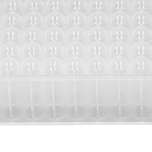 5Pcs Deep Well Storage Plate,Plastic 32mm Height 96 Round Holes Laboratory Deep Well Plate for Laboratory, Classroom, or Home Use in Kuwait