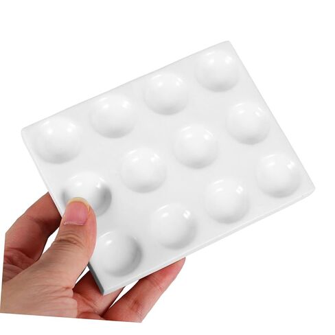 Gatuida 12holes Lab Reaction Plate Porcelain Spot Reaction Board Ceramic Experiment Plate in Saudi Arabia
