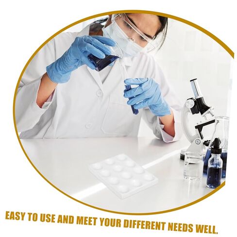 Gatuida 12holes Lab Reaction Plate Porcelain Spot Reaction Board Ceramic Experiment Plate in Saudi Arabia