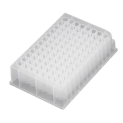 96 Well Deep Plate, Sturdy and Easy to Handle, Ideal for Agglutination, Suitable for Identification Systems, PP Material in Saudi Arabia