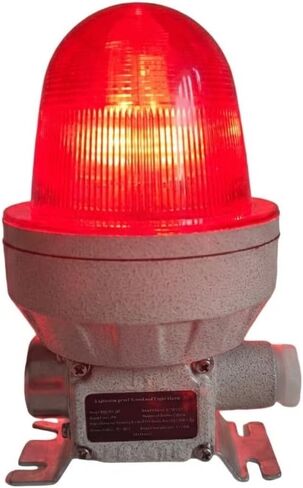 يمكن استخدام مصابيح تحذير مقاومة للانفجار 120dB 180dB DC24V في منطقة خطرة مثل مصباح إنذار صوت محطة زيت محطة الغاز (BBJ-24V (180dB)) in Saudi Arabia