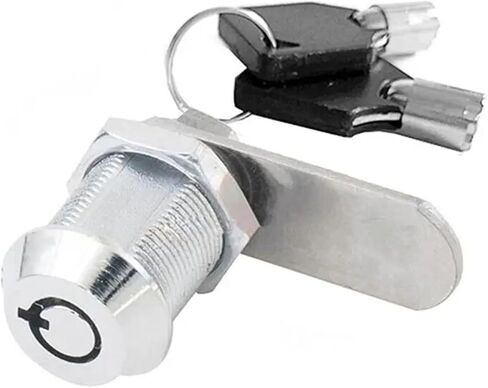 2 Keys Plum Blossom Key Mechanical Tongue Lock Safe 1Pcs(25mm-1) in Saudi Arabia