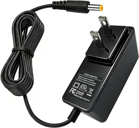 استبدال شاحن 12 فولت متوافق مع Alesis Recital 61 88 مفتاح البيانو الرقمي 7101215 7-10-1215، محول تيار متردد مناسب للبيانو الرقمي Alesis 7-101215 710-1215 سلك الطاقة قابس كابل الشحن in Saudi Arabia