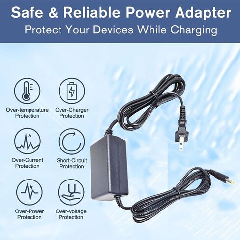 12v dc Power Electric Drum Barrel Power Adapter for alesis sr-18&Power Adapter for akai xr20 with 11 Foot Cable in Kuwait