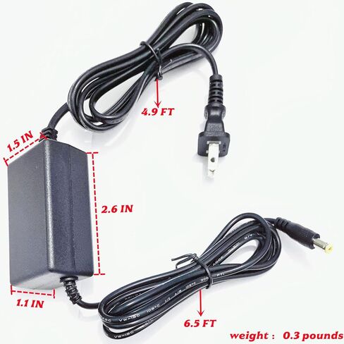 12v dc Power Electric Drum Barrel Power Adapter for alesis sr-18&Power Adapter for akai xr20 with 11 Foot Cable in Kuwait