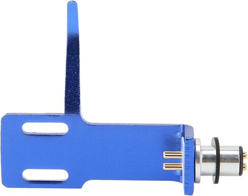 Hilitand Universal Phonograph Head Shell,Phonograph Turntable Headshell,Aluminum Alloy Headshell Cartridge Keeper, Stand Stand,for Record Players (Blue) in Kuwait