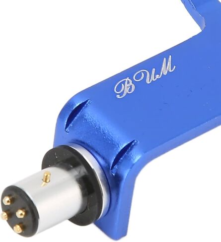 Hilitand Universal Phonograph Head Shell,Phonograph Turntable Headshell,Aluminum Alloy Headshell Cartridge Keeper, Stand Stand,for Record Players (Blue) in Kuwait