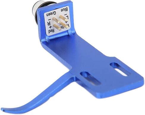 Hilitand Universal Phonograph Head Shell,Phonograph Turntable Headshell,Aluminum Alloy Headshell Cartridge Keeper, Stand Stand,for Record Players (Blue) in Kuwait