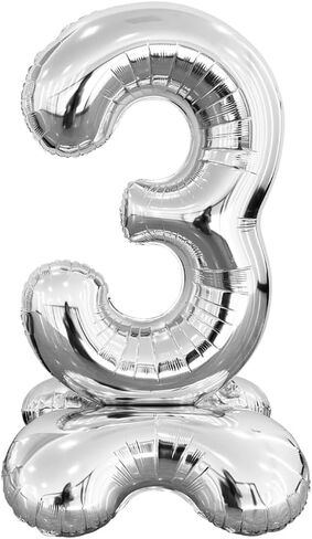Gold Number 2 Balloon Giant Foil Helium Balloon Big Air Stand-up Mylar Balloon, 50 inch in Saudi Arabia