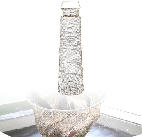 ing Net Cage ing Basket Versatile Catcher Portable for Lobsters Equipment, Length 1.5m Dia 45cm in Saudi Arabia