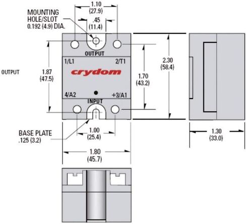 Solid State Relays - Industrial Mount 0.15-50A 4-32VDC in Kuwait