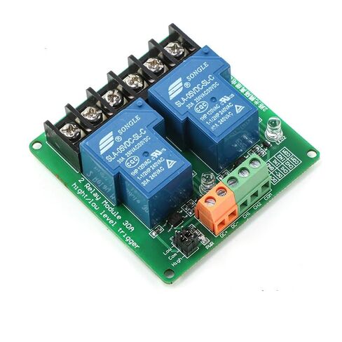 SLA-5VDC-SL-C 30A High Current Relay Module, 2-Circuit 5V in Saudi Arabia