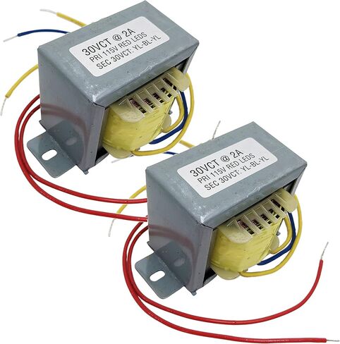 30VCT 2A Power Transformer with Wire Leads and Foot Mount - EX ELECTRONIX EXPRESS (1 Pack) in Kuwait