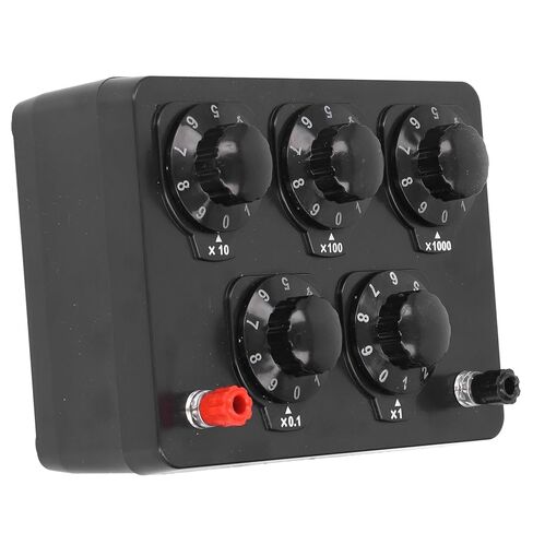 صندوق متغير، صندوق استبدال مقاوم 0‑9999.9 أوم أوم، صندوق عقد بسيط لمقاوم قابل للتعديل لتجارب المدارس التعليمية البدنية والمعدات الكهربائية in Kuwait