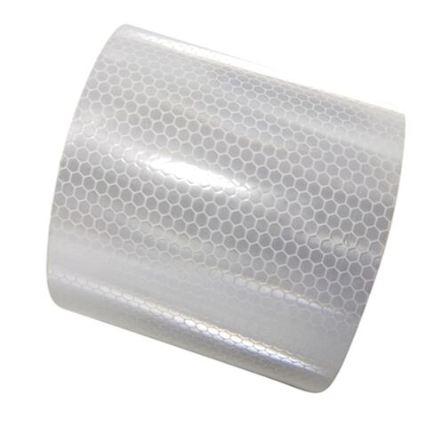 3 inch White Reflective Tape, Heavy Duty Strong Adhesive Hazard Caution Safety Warning Conspicuity Tape for Trailer, 3" x 30ft in Kuwait