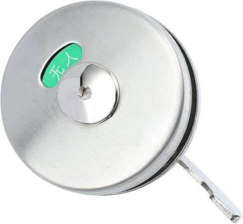 Stainless Steel Toilet Partition Indicator Lock with Red Green Vacancy Display, Public Bathroom Door Latch for Privacy and Occupied Status in Saudi Arabia