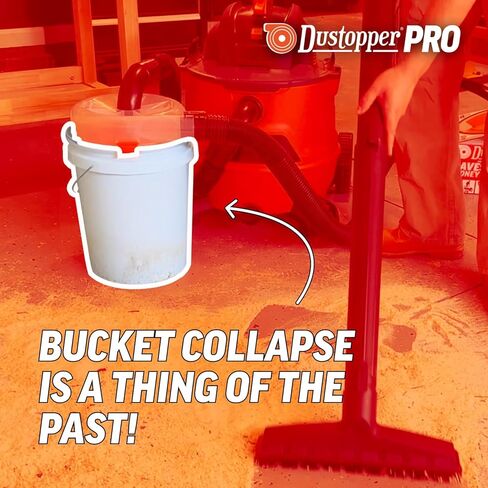 دلو - دلو سعة 5 جالون لأنظمة المكنسة الكهربائية للمتجر، ملحق نظام جمع الغبار عالي الأداء، يعمل مع مكنسة كهربائية رطبة وجافة، رائع للمحلات التجارية والجراج والهواة in Kuwait