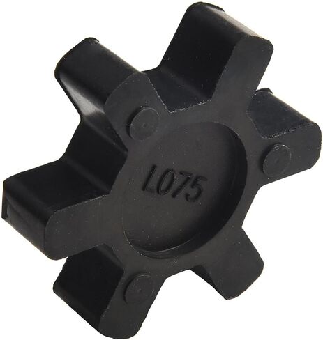 L075 Rubber Spider Insert for L-Jaw Coupling, 6-Pack Flexible Urethane Center Inserts with Lovejoy L-075 and TB Woods Couplers, Industrial Transmission Machinery Drive in Kuwait