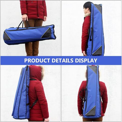 SAFIGLE Oxford Cloth Trombone Bag with Cotton Padding Lightweight Musical Instrument Storage Case with Front Pocket for Accessories Shockproof Carrying for Travel and Daily Use in Saudi Arabia