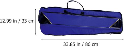 SAFIGLE Oxford Cloth Trombone Bag with Cotton Padding Lightweight Musical Instrument Storage Case with Front Pocket for Accessories Shockproof Carrying for Travel and Daily Use in Saudi Arabia