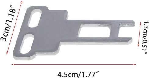 Door Safety Switch Metal for Key Multipurpose Locking Switch for Key Bolt Tool Appliances Accessories Durable(Door Safety Barrier in Kuwait