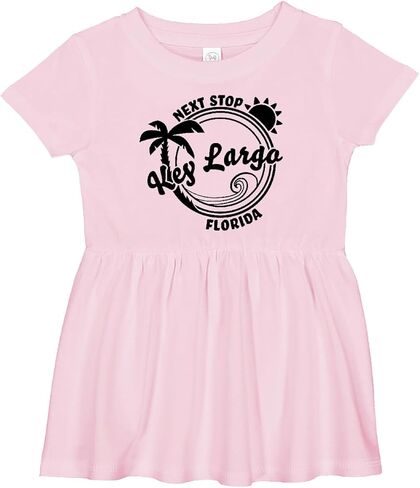 inktastic Next Stop- Key Largo, Florida Infant Dress in Saudi Arabia