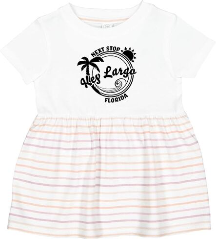inktastic Next Stop- Key Largo, Florida Infant Dress in Saudi Arabia