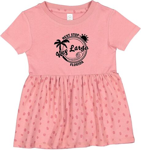 inktastic Next Stop- Key Largo, Florida Infant Dress in Saudi Arabia