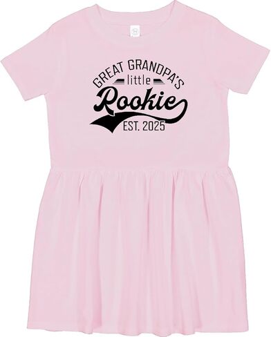 مؤسسة Inktastic Great Grandpa's Little Rookie Est. 2025 فستان طفل صغير in Kuwait