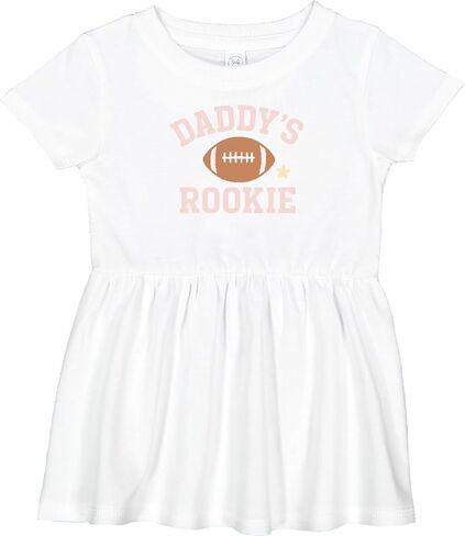 inktastic Daddy's Rookie Football Star Infant Dress in Saudi Arabia