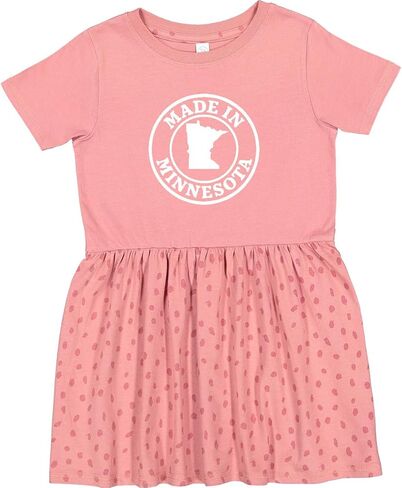 inktastic Made in Minnesota - White Toddler Dress in Saudi Arabia