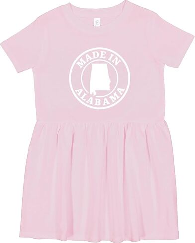 إنكتاستيك صنع في ألاباما - فستان أبيض للأطفال الصغار in Kuwait