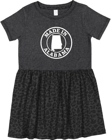 inktastic Made in Alabama - White Toddler Dress in Saudi Arabia