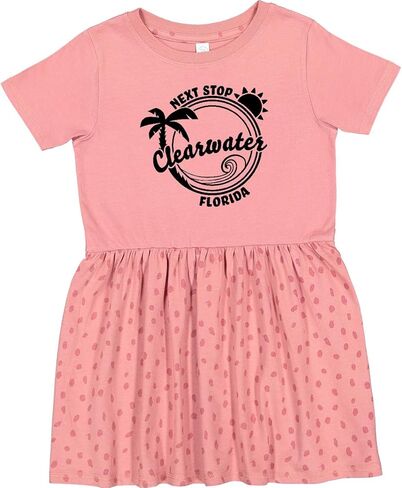 inktastic Next Stop- Clearwater, Florida Toddler Dress in Kuwait