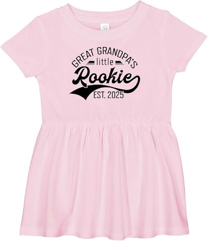 مؤسسة Inktastic Great Grandpa's Little Rookie Est. 2025 فستان الرضع in Kuwait