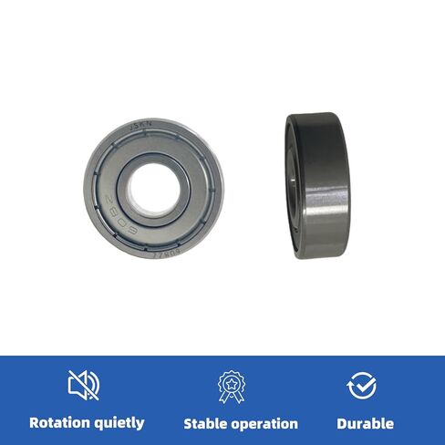 20Pcs 608ZZ Bearings 8x22x7mm Bimetallic Sealed Micro Deep Groove Ball Bearings, Suitable for Skateboard Rollers, 3D Printers, etc in Saudi Arabia