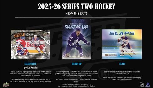 الجزء العلوي من صندوق الصفيح للهوكي من سلسلة NHL 2025-26 in Saudi Arabia