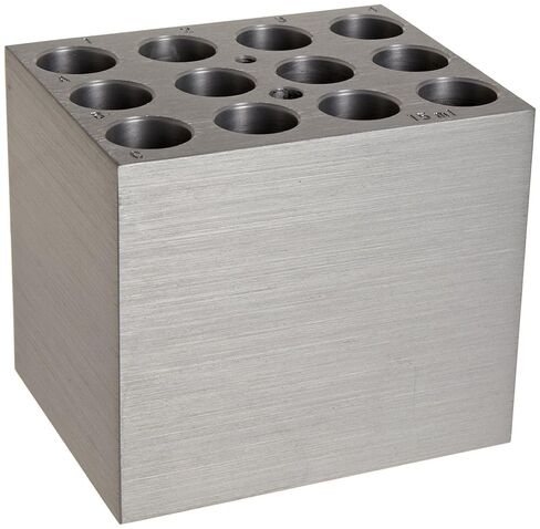Benchmark Scientific BSW15 Aluminum Dry Bath Heating Block for Digital Dry Bath Incubator, 12 x 15mL Centrifuge Tubes Capacity in Saudi Arabia