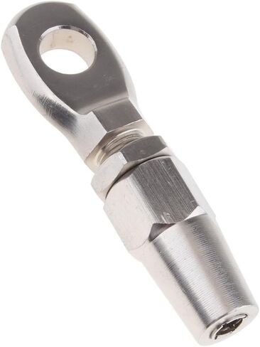 Auto Parts 316 8mm Wire Rope Eye Rigging Terminal Swageless DIY Fittings Durable in Kuwait