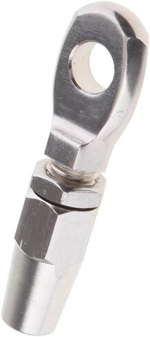 Auto Parts 316 8mm Wire Rope Eye Rigging Terminal Swageless DIY Fittings Durable in Kuwait