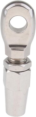 Auto Parts 316 8mm Wire Rope Eye Rigging Terminal Swageless DIY Fittings Durable in Kuwait