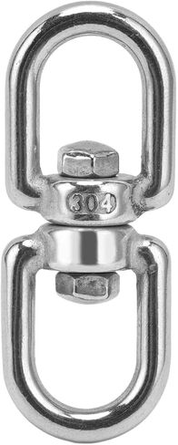 Double Ended Rotate Eye Hook 304 Stainless Steel Eye to Rotate, Stainless Steel to 304 (M4) in Saudi Arabia