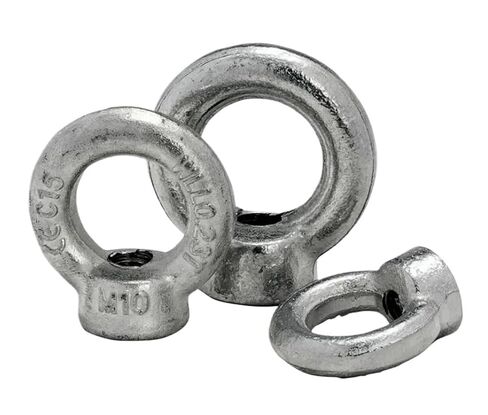 1pcs M6 M8 M10 M12 M14 M16 M18 M20 Eye Nut Galvanised Carbon Steel Ring Nut Loop Hole for Cable Rope Lifting(M18-1PCS) in Kuwait