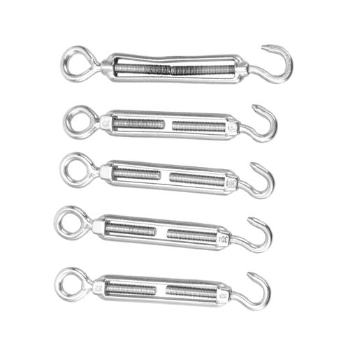 Luxshiny 5pcs Stainless Steel Flower Basket Screw Tensioner Oc Type Wire Rope Tightener for Use for Crafting and Home Decor in Saudi Arabia